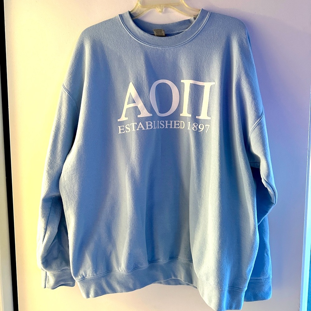 Oversized AOII Alpha Omicron Pi Sweatshirt